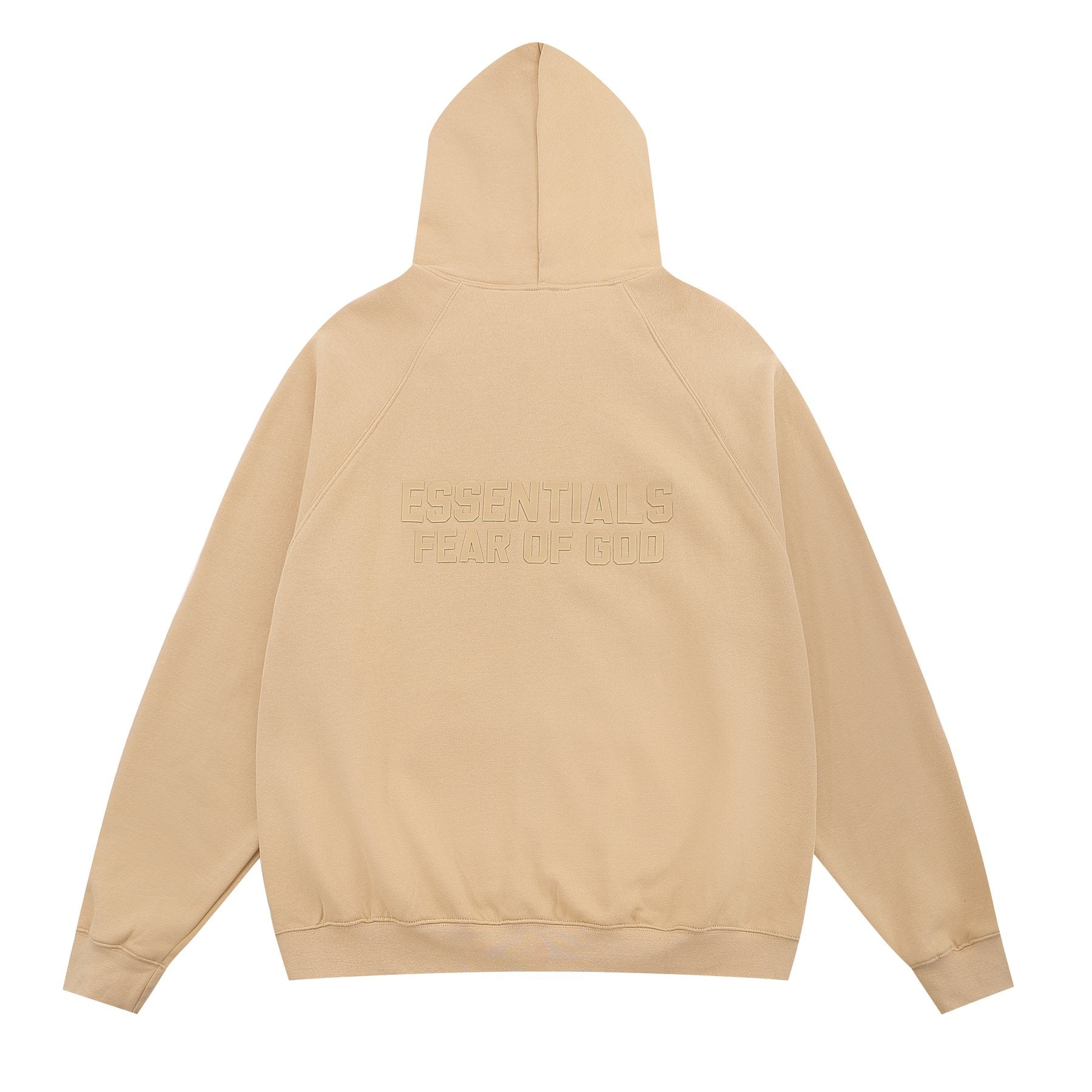 Essentials Fear of God Tonal Logo Full-Zip Hoodie — back