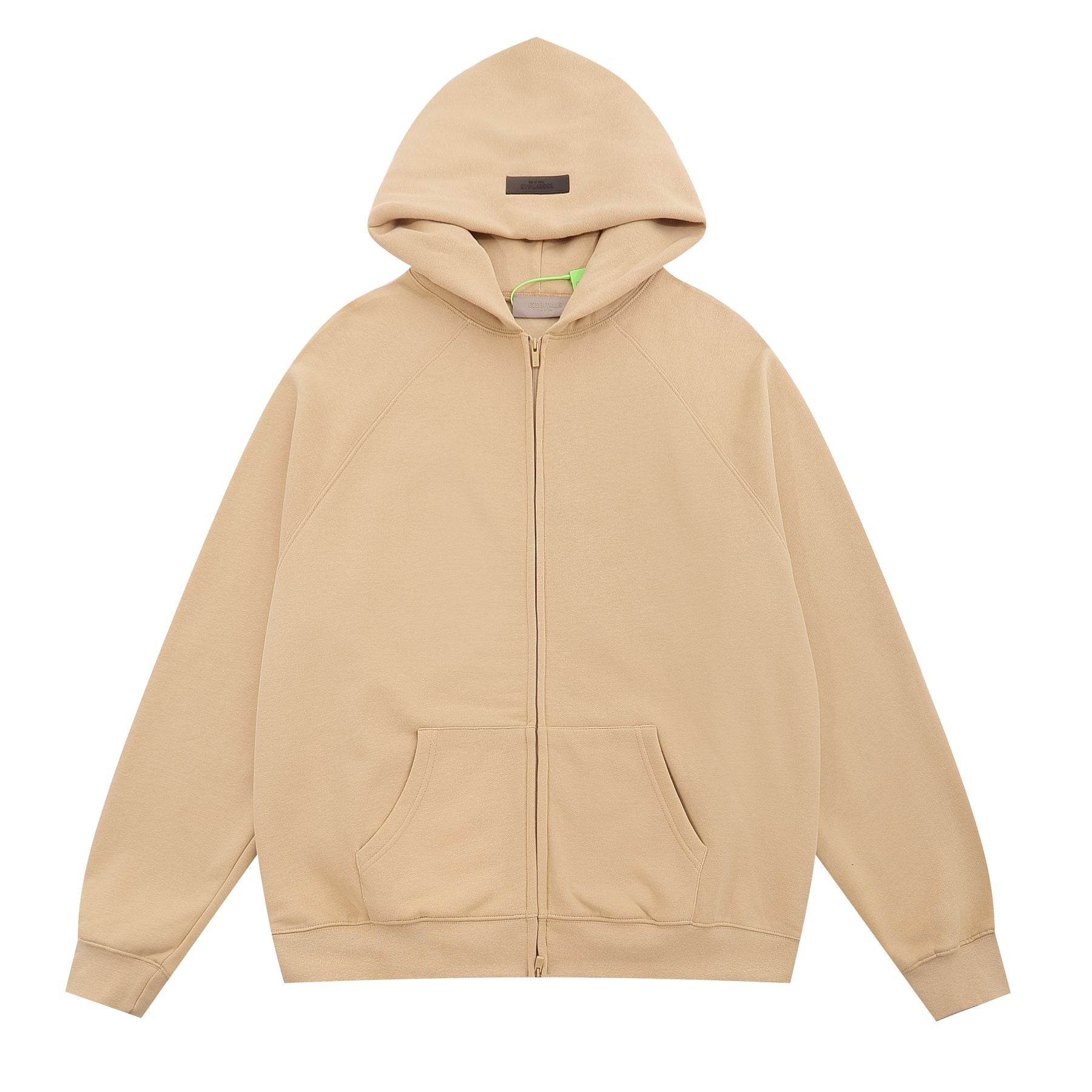 Essentials Fear of God Tonal Logo Full-Zip Hoodie — front