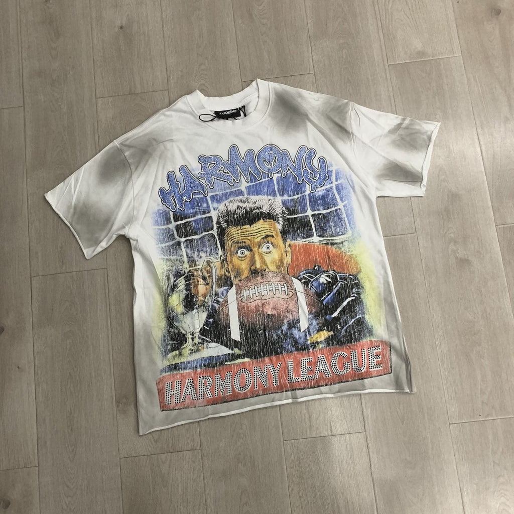 HARMONY Soccer Cup Schedule Graphic Short-Sleeve T-Shirt — front