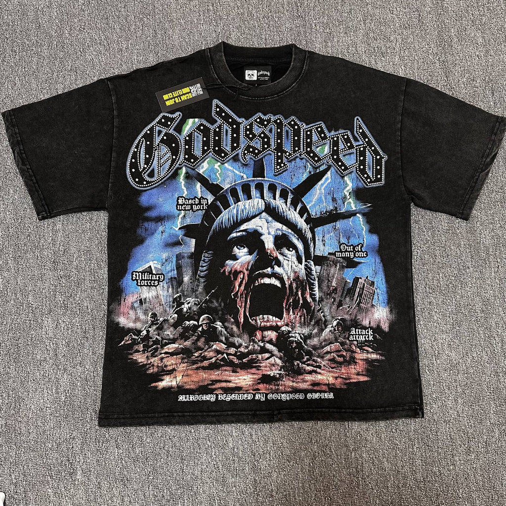 Godspeed Forces Of Destruction Graphic T-Shirt — hero