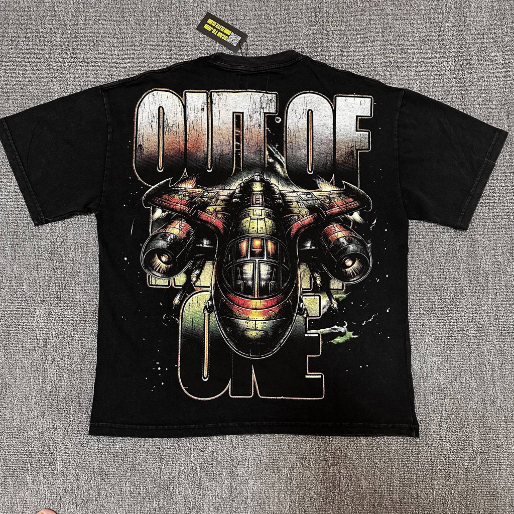 Godspeed Astronaut Skull Graphic T-Shirt — back