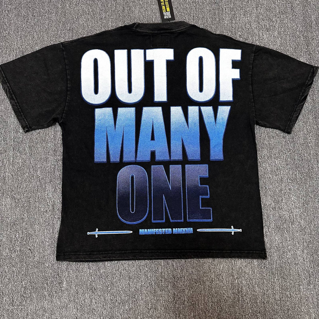 Godspeed Out of Many One Graphic T-Shirt — back
