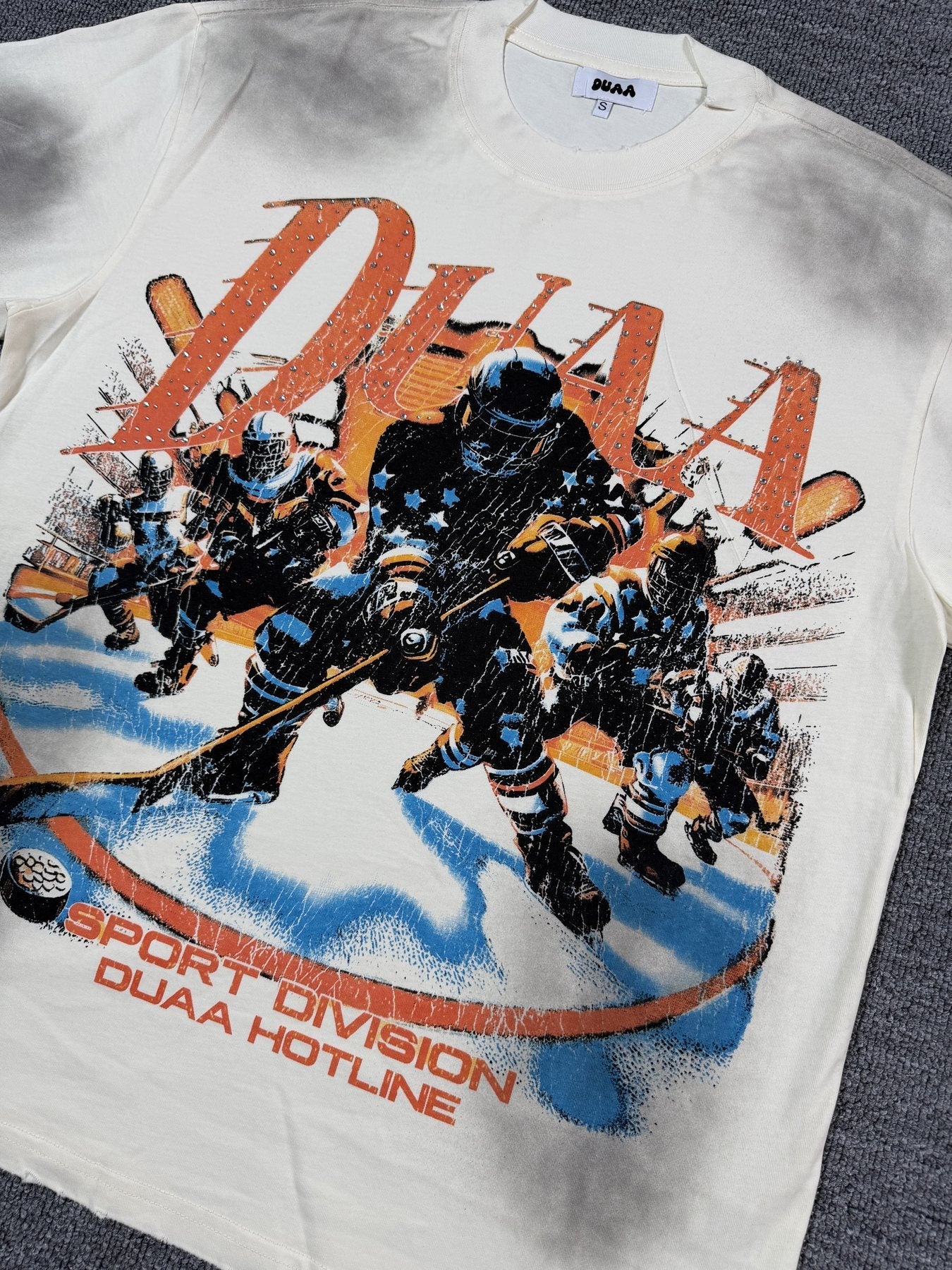DUAA New Age Hockey Graphic T-Shirt — detail