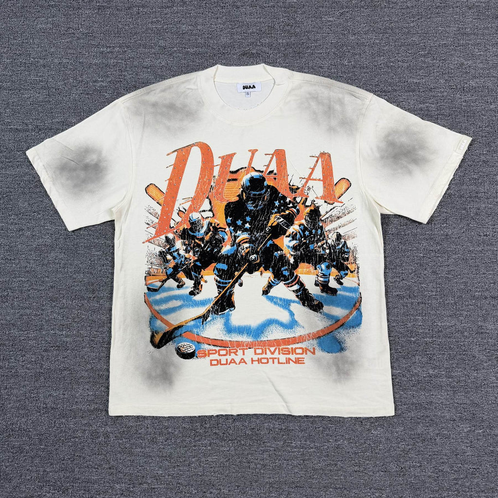DUAA New Age Hockey Graphic T-Shirt — front
