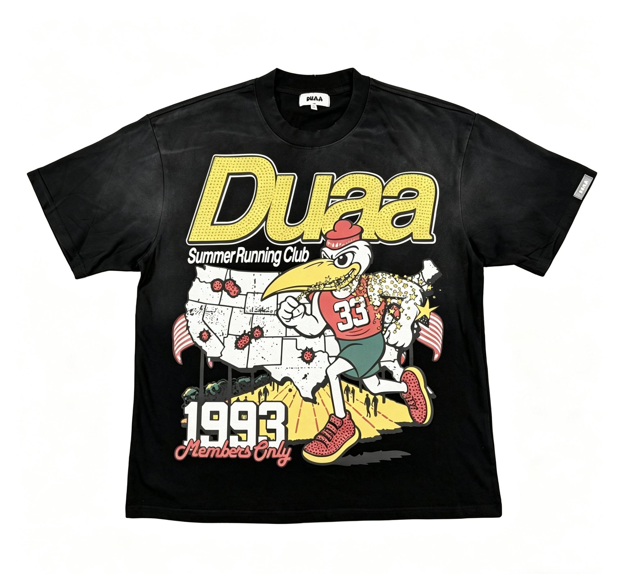 DUAA Global Run Club Graphic T-Shirt — hero