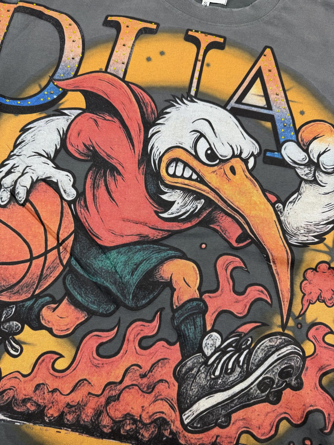 DUAA Duck Basketball Graphic T-Shirt — detail