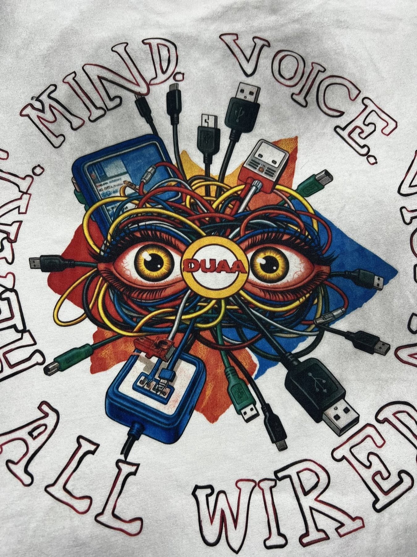 DUAA New Age Graphic T-Shirt — detail