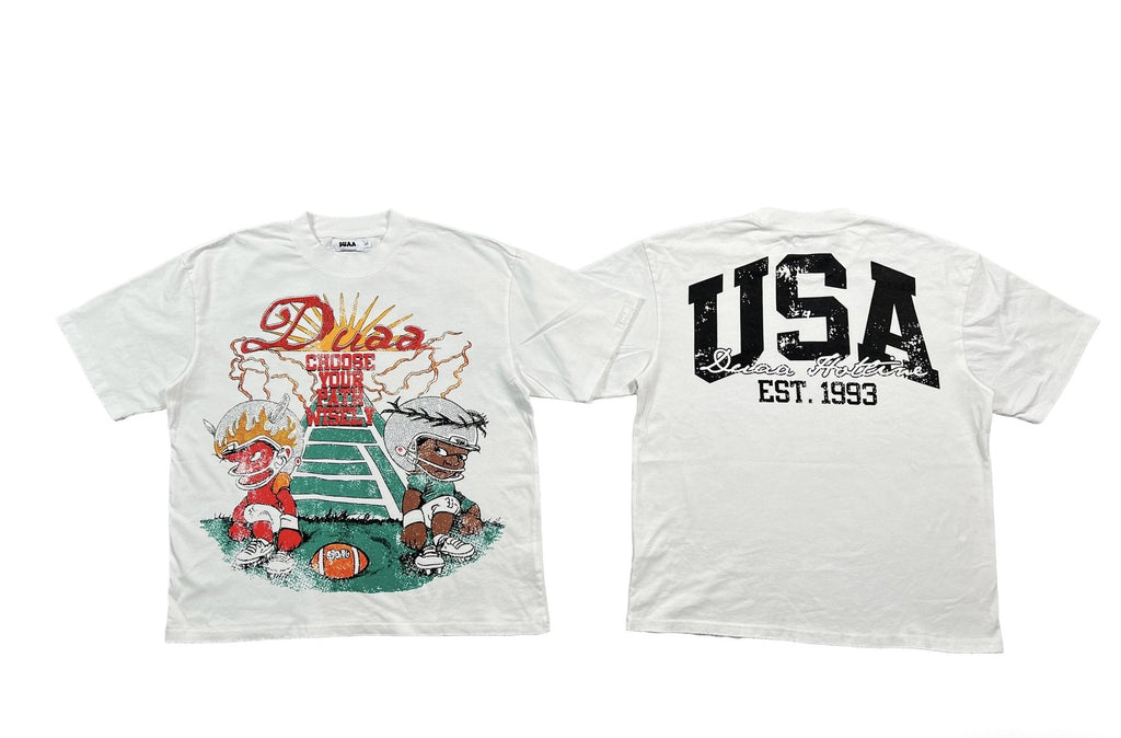 DUAA New Age Rhinestone Graphic T-Shirt — hero