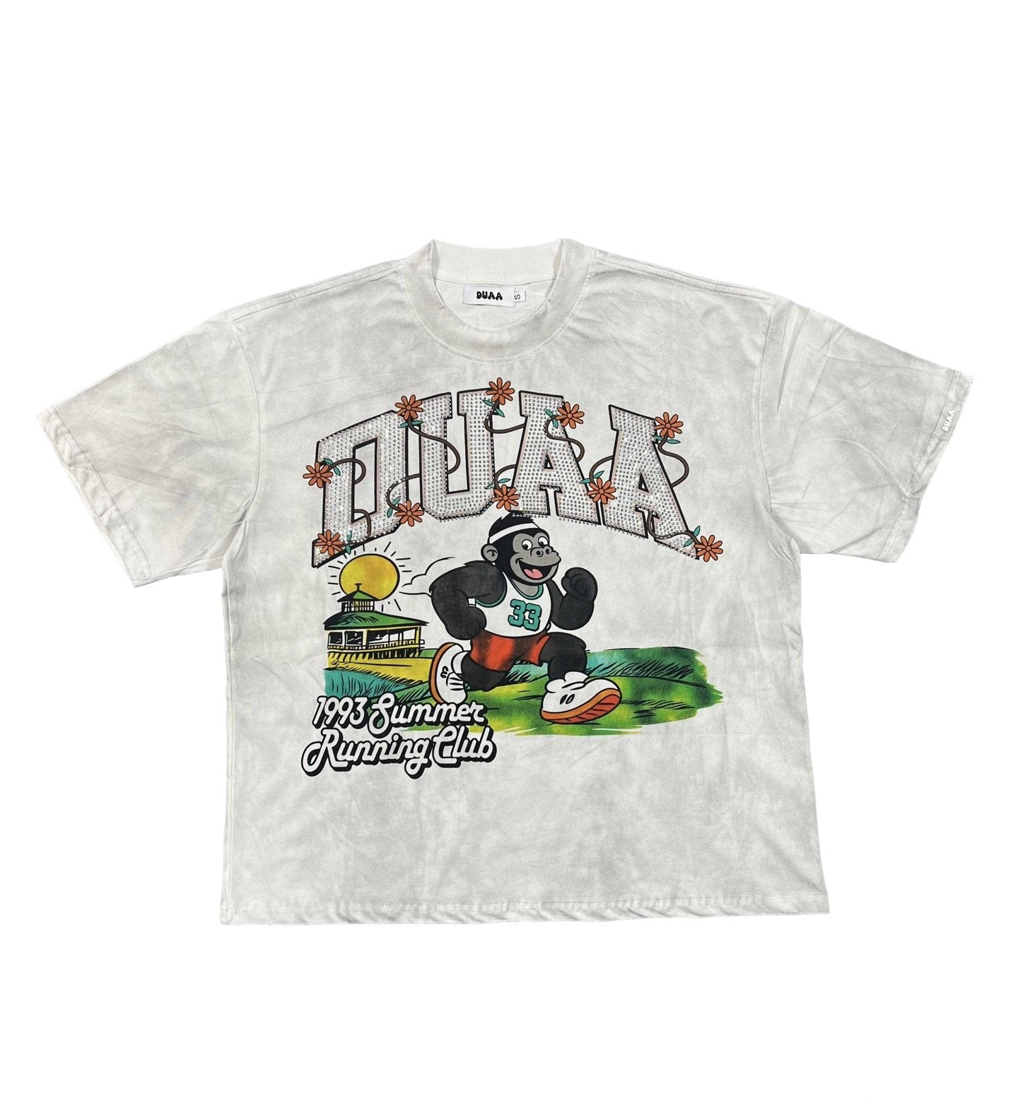 DUAA Summer Running Club Graphic T-Shirt — front