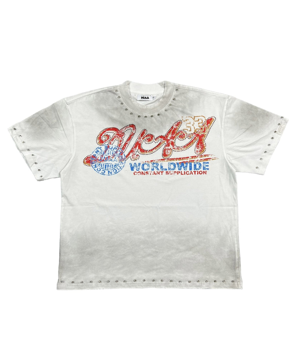 DUAA New Age Studded Graphic T-Shirt — hero