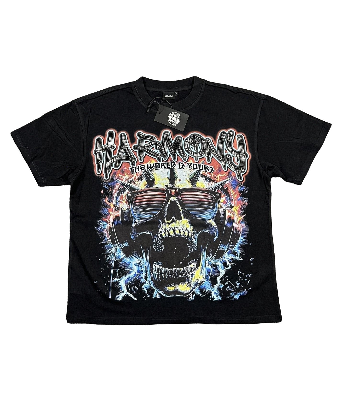 HARMONY New Age Skull Graphic Short-Sleeve T-Shirt — hero