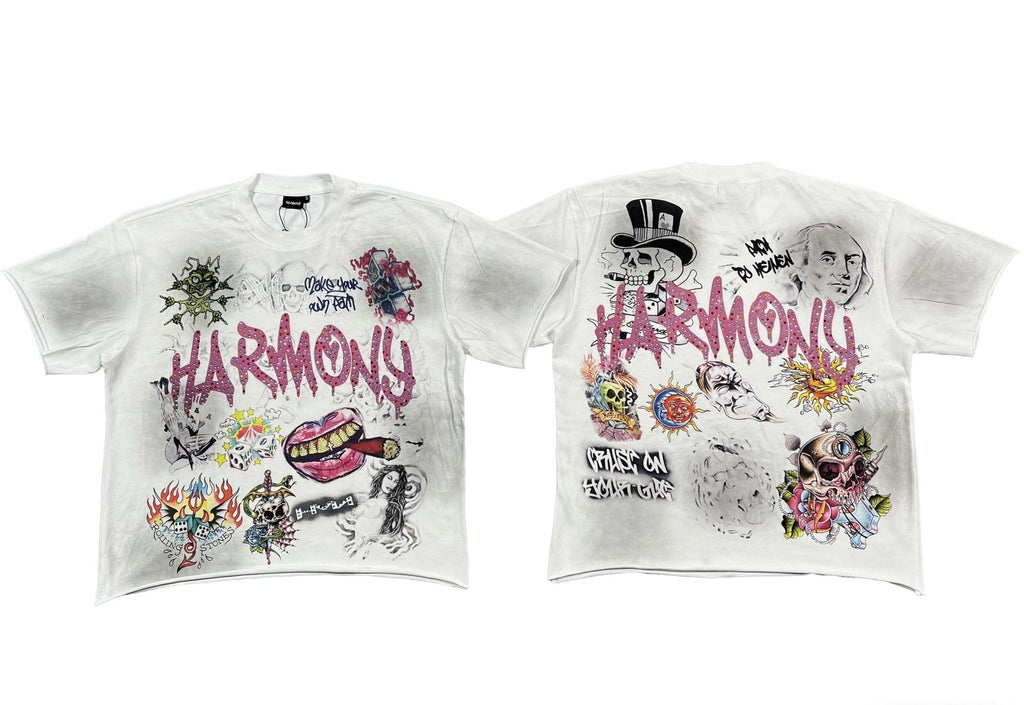 HARMONY New Age Rhinestone Graphic T-Shirt — hero