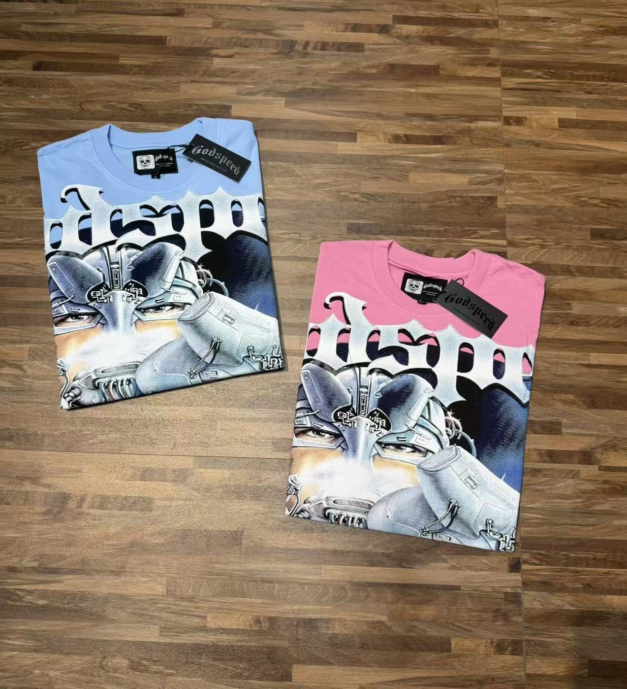 Godspeed Gothic Front Graphic T-Shirt — comparison