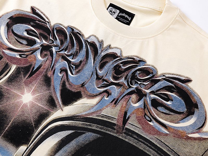 Godspeed Astronaut Back Print T-Shirt — detail