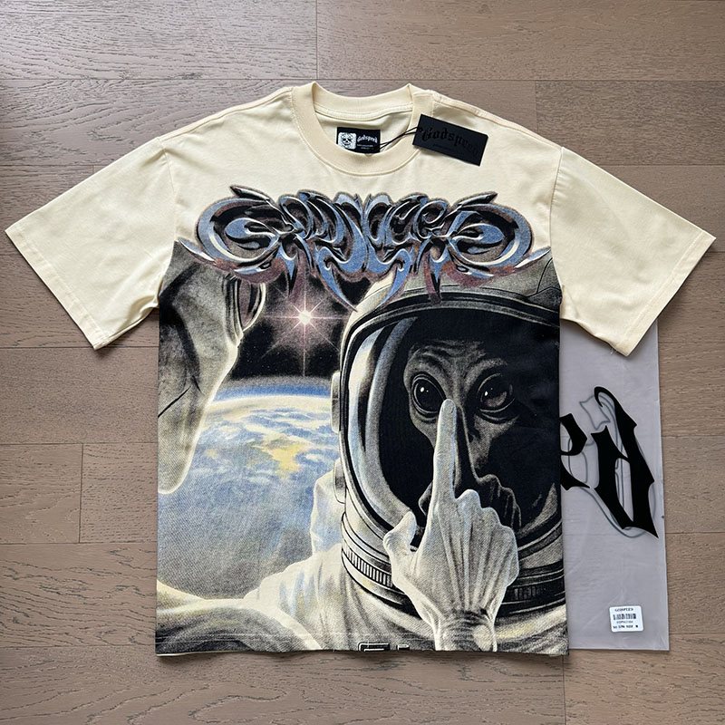 Godspeed Astronaut Back Print T-Shirt — context