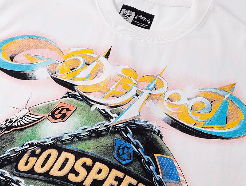 Godspeed Out of Many Skull Graphic T-Shirt — detail