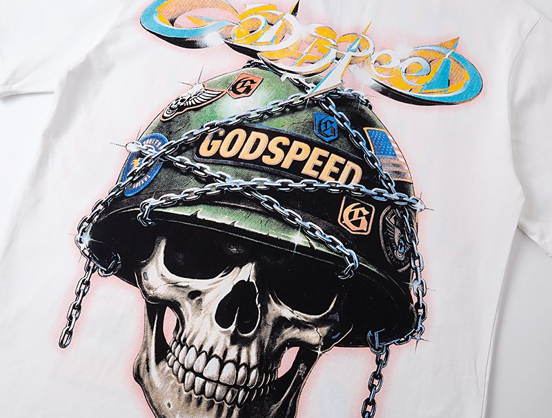 Godspeed Out of Many Skull Graphic T-Shirt — detail