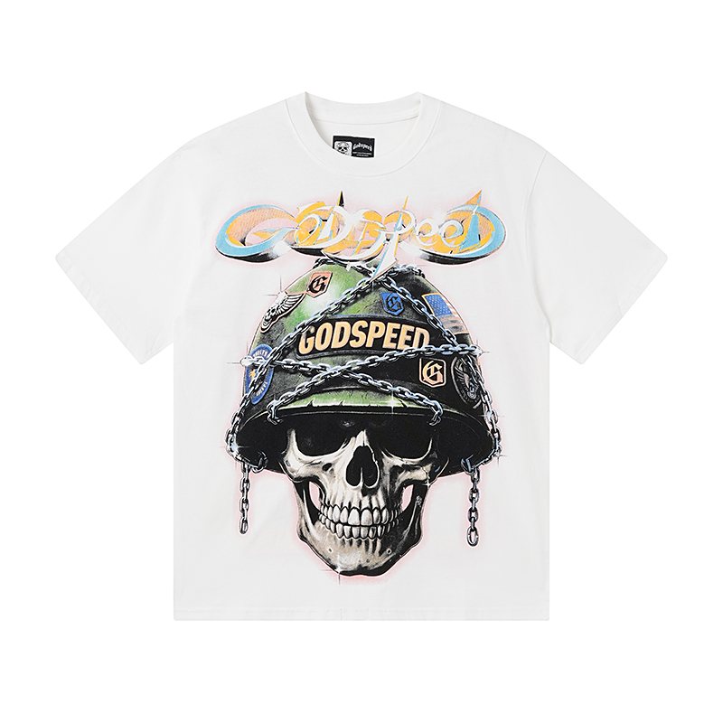 Godspeed Out of Many Skull Graphic T-Shirt — hero