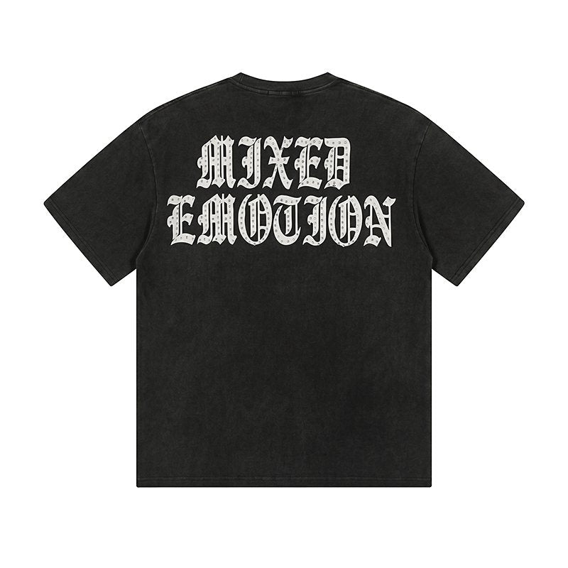 MIXED EMOTION Angel Graphic T-Shirt — back