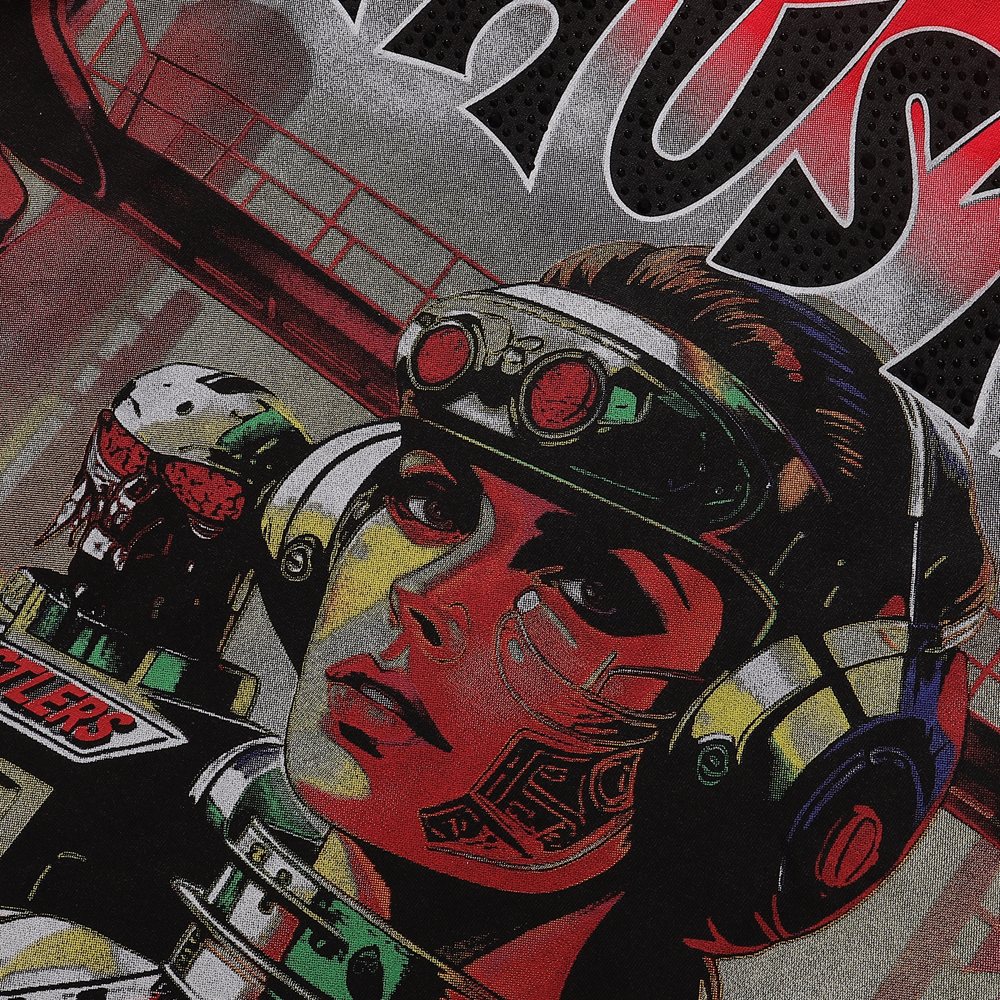 Life Hustlere No Days Off Astronaut Graphic T-Shirt — detail