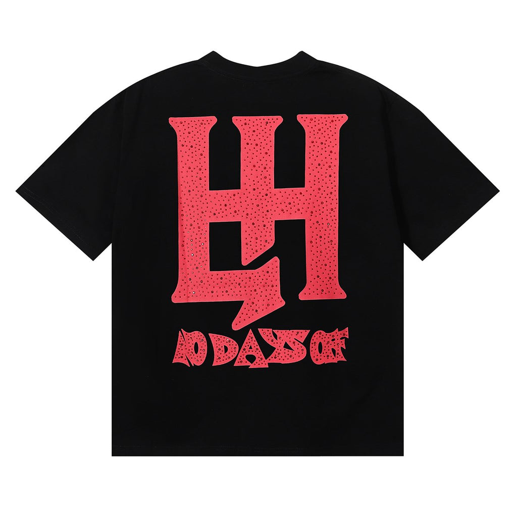 Life Hustlere No Days Off Astronaut Graphic T-Shirt — back