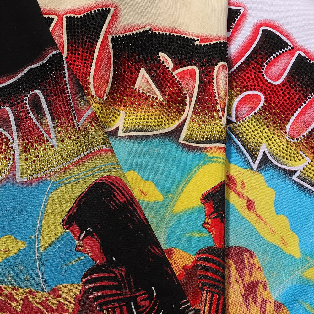 Life Hustlere Angel Graphic T-Shirt — fabric_closeup
