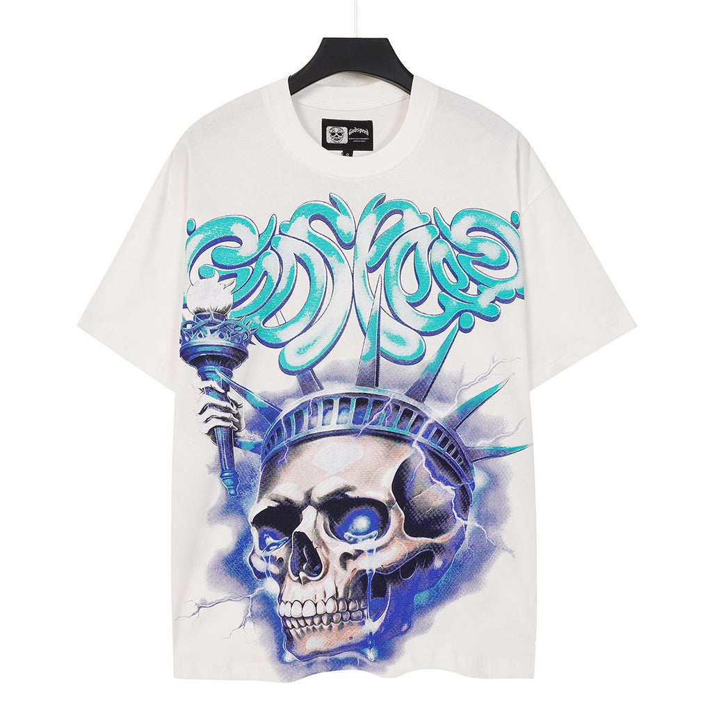 Godspeed Skull Liberty Graphic T-Shirt — hero