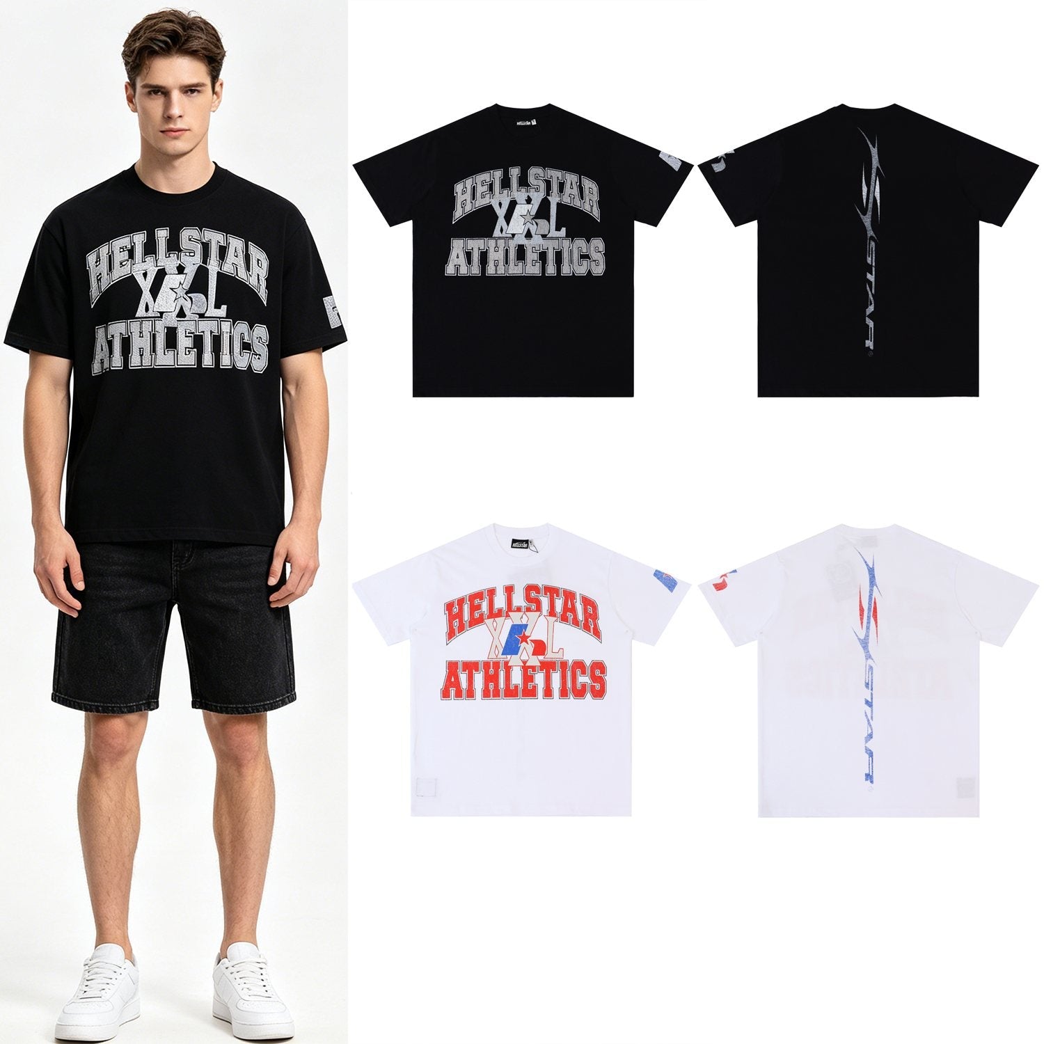 Hellstar XXL Athletics Short-Sleeve T-Shirt — context