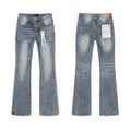 Purple Brand Light Blue Washed Flare Jeans — hero