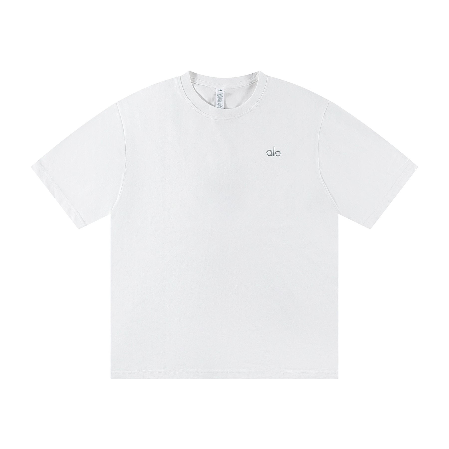 alo Solid Logo T-Shirt & Shorts Set — front
