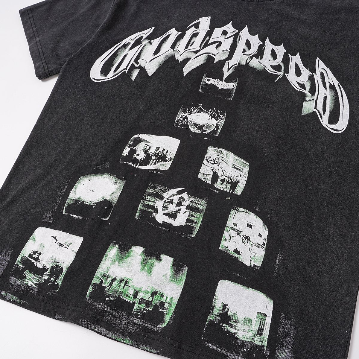 Godspeed Rock Graphic Washed T-Shirt — detail