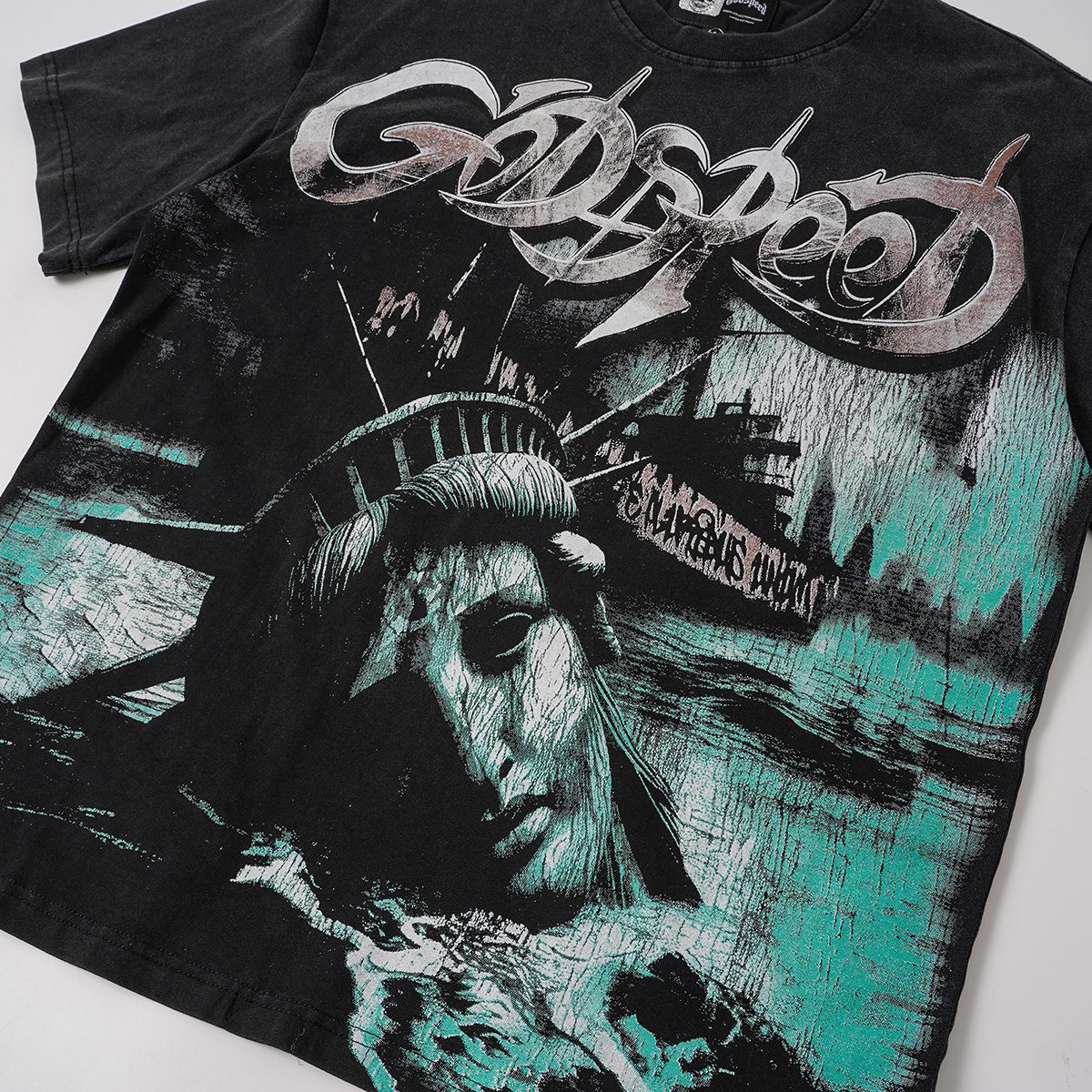 Godspeed Out of Many One Graphic T-Shirt — detail