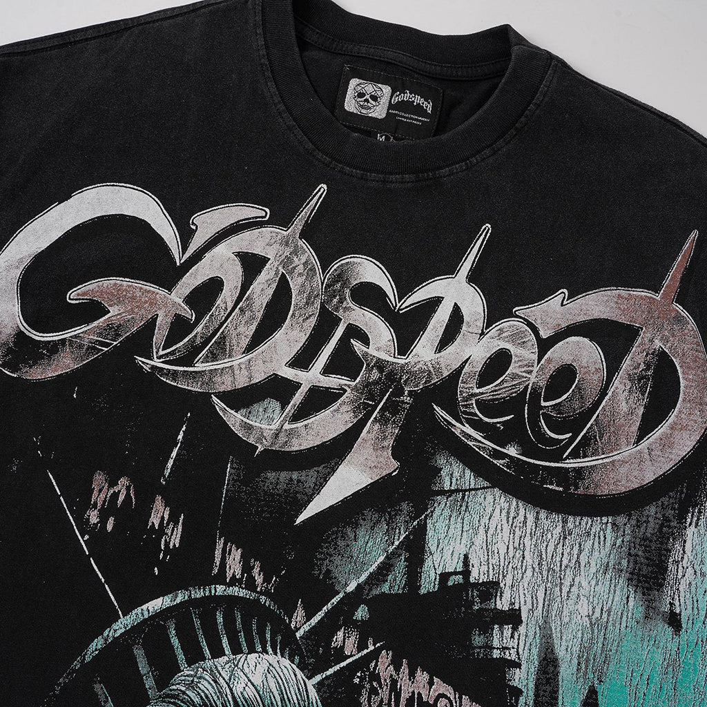 Godspeed Out of Many One Graphic T-Shirt — detail