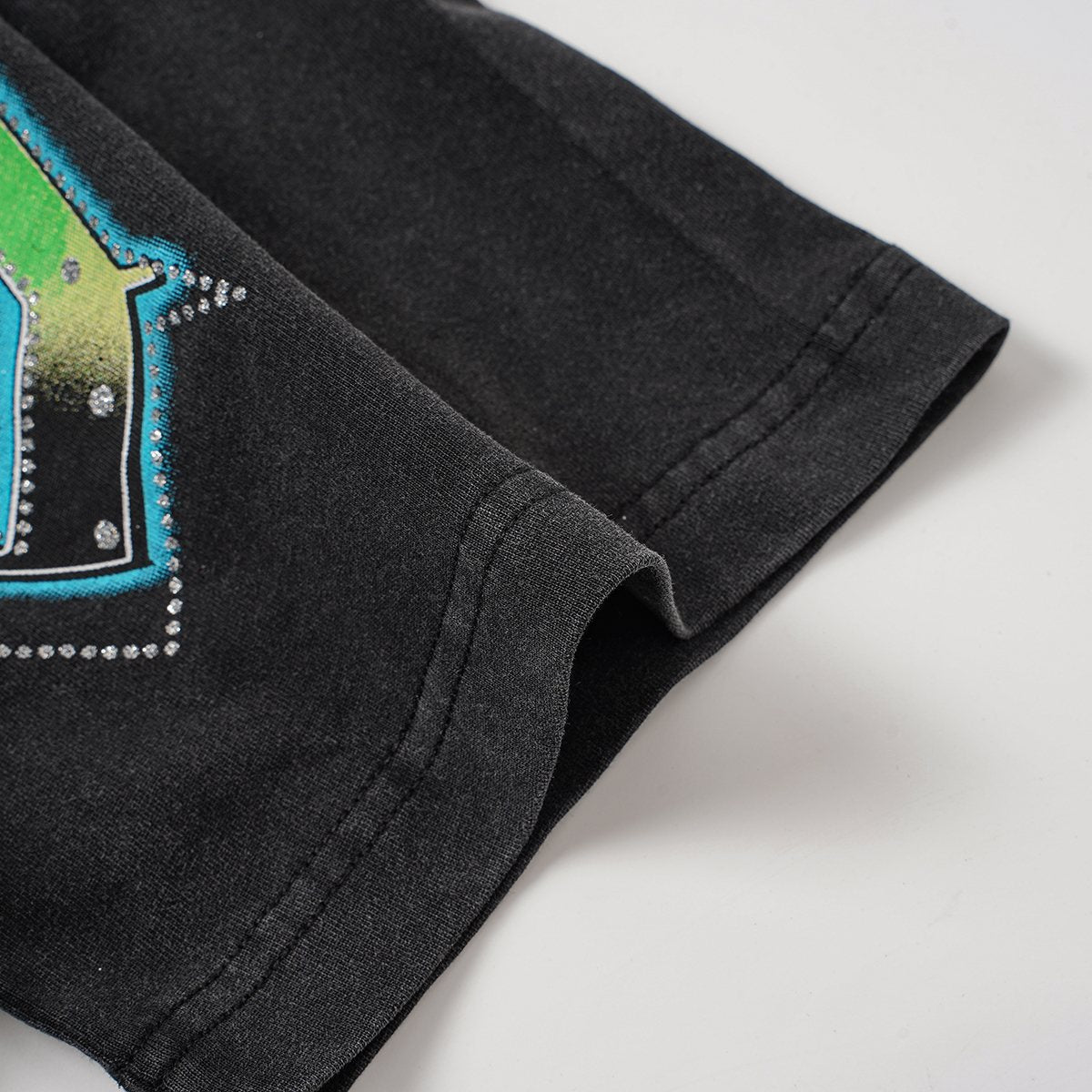 Godspeed Washed Black Rock Graphic T-Shirt — detail