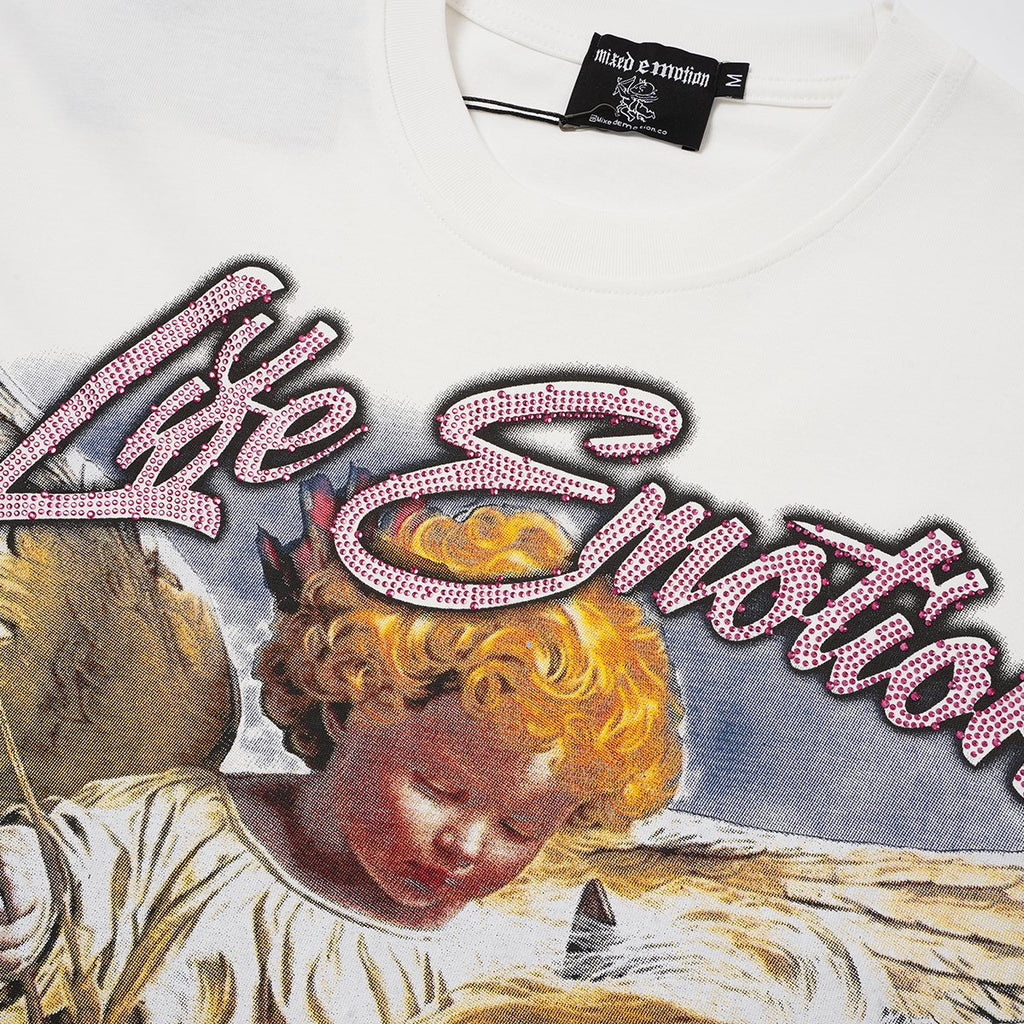 MIXED EMOTION Angel Horse Graphic T-Shirt — detail