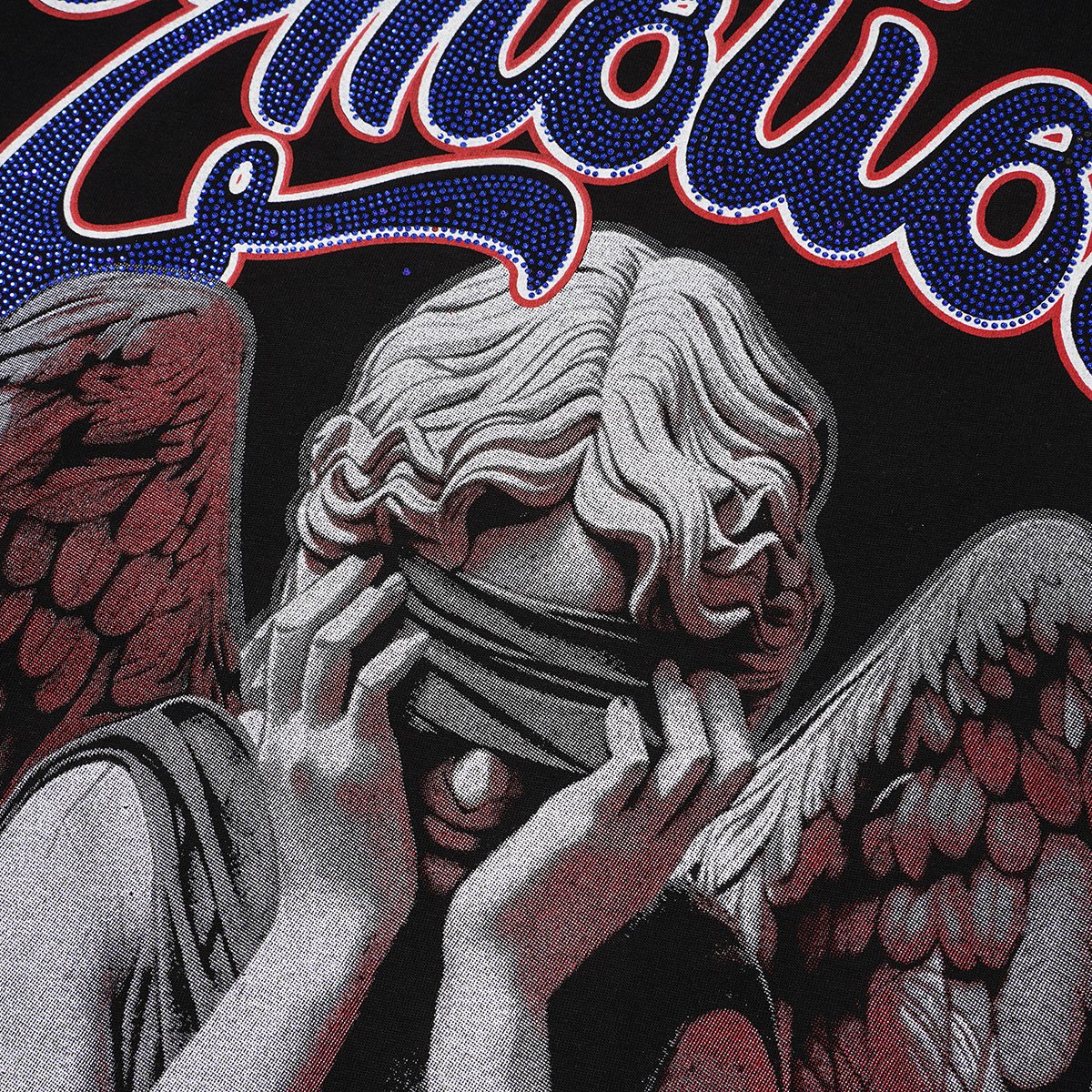 MIXED EMOTION Angel Graphic T-Shirt — detail