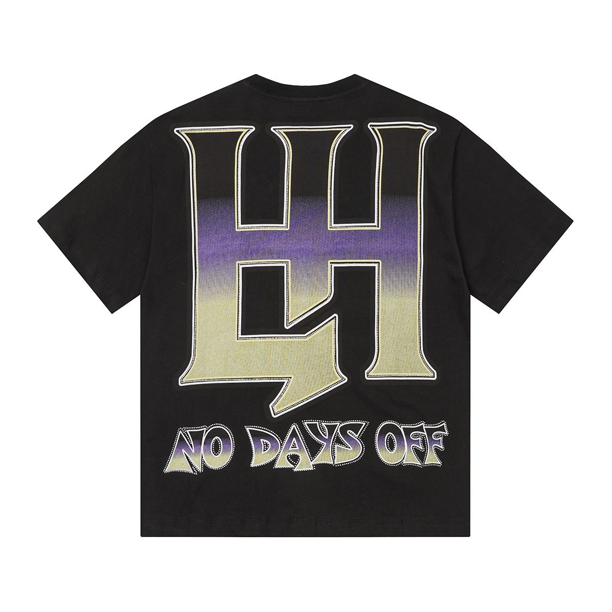 Life Hustlere No Days Off Alien UFO Graphic T-Shirt — back