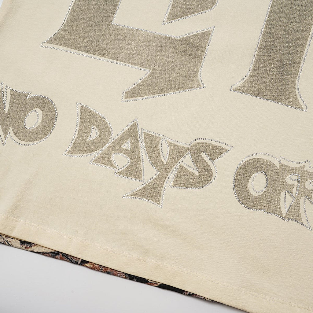 Life Hustlere No Days Off Angel Graphic T-Shirt — detail