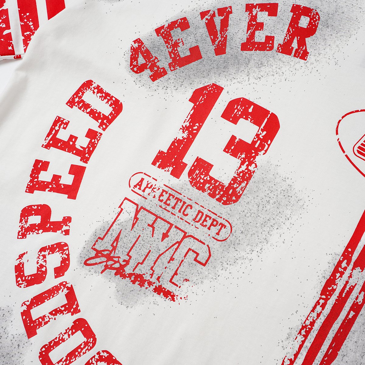 Godspeed Distressed Rock Graphic Short-Sleeve T-Shirt — detail