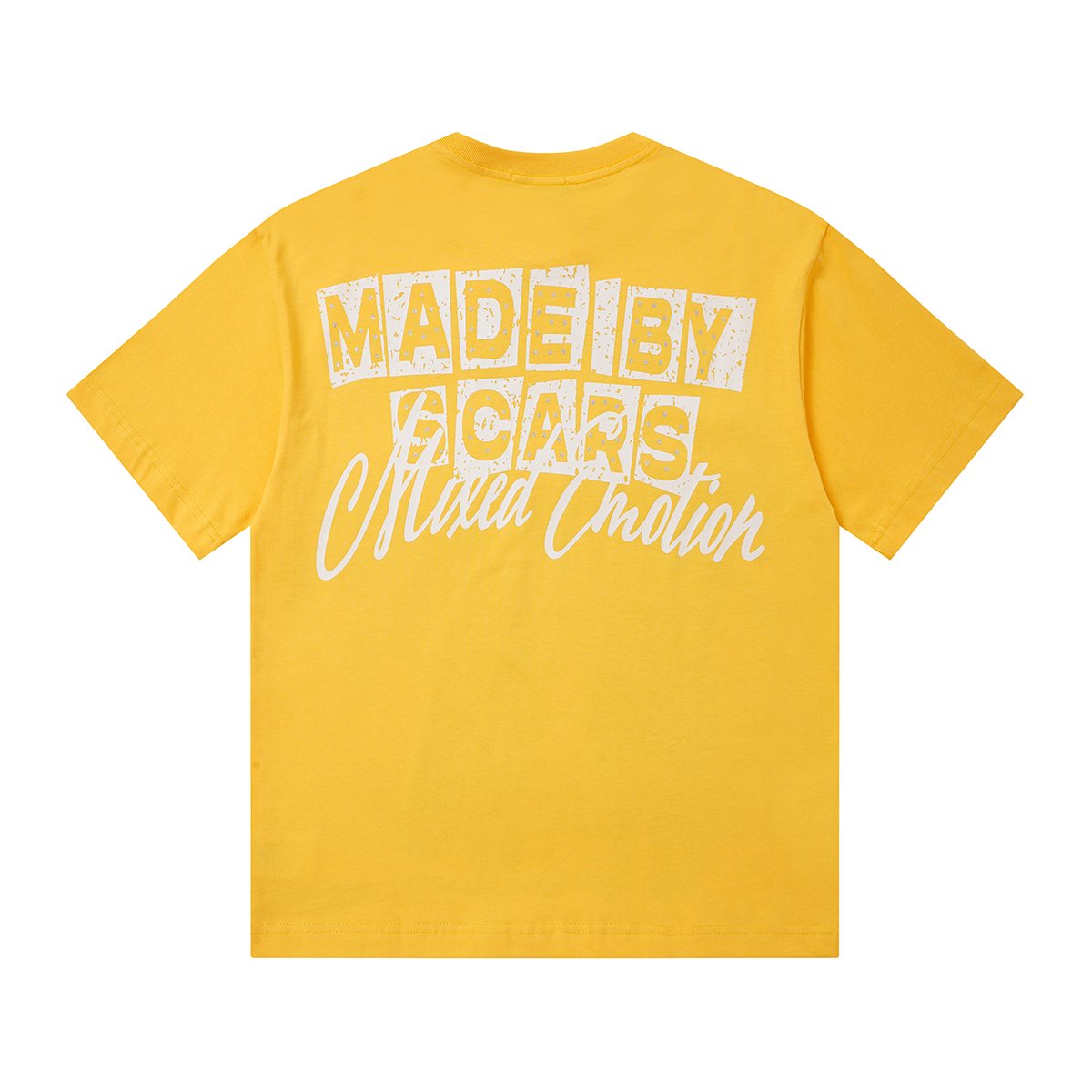 MIXED EMOTION Front Rhinestone Graphic T-Shirt — back