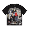 MIXED EMOTION Rhinestone Graphic T-Shirt — hero