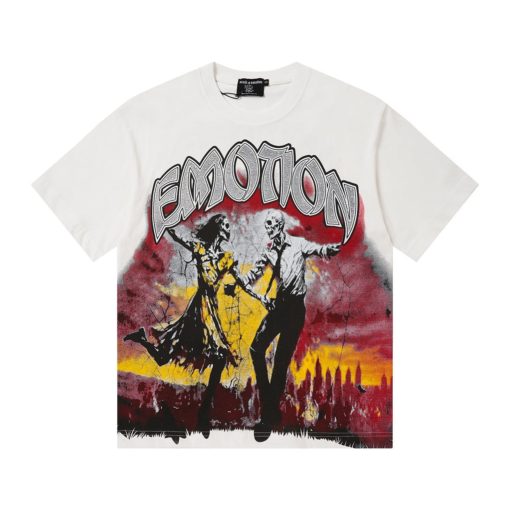 MIXED EMOTION Skeleton Graphic T-Shirt — hero