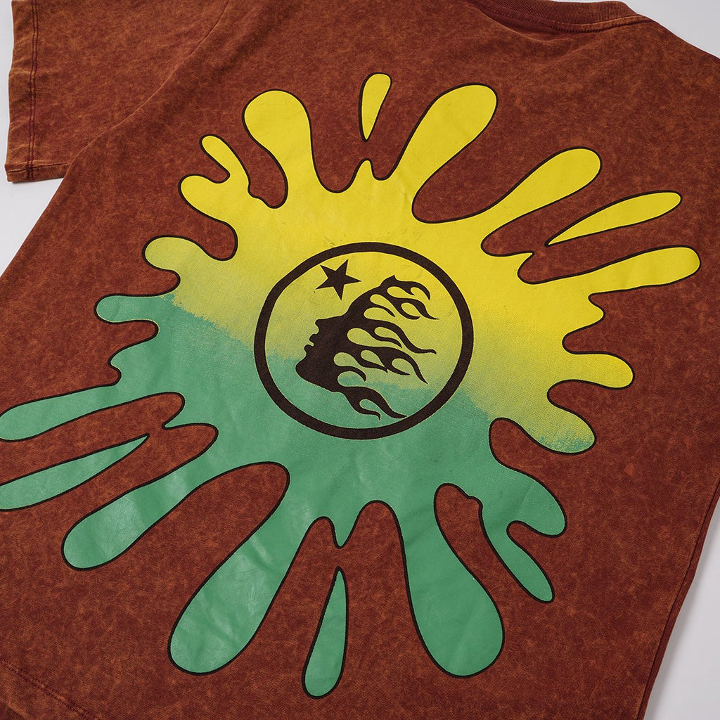 Hellstar Santa Face Splat Graphic T-Shirt — detail