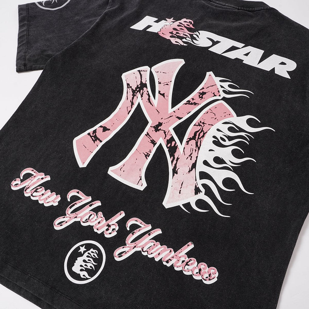 Hellstar 99 Flame NY Graphic T-Shirt — detail