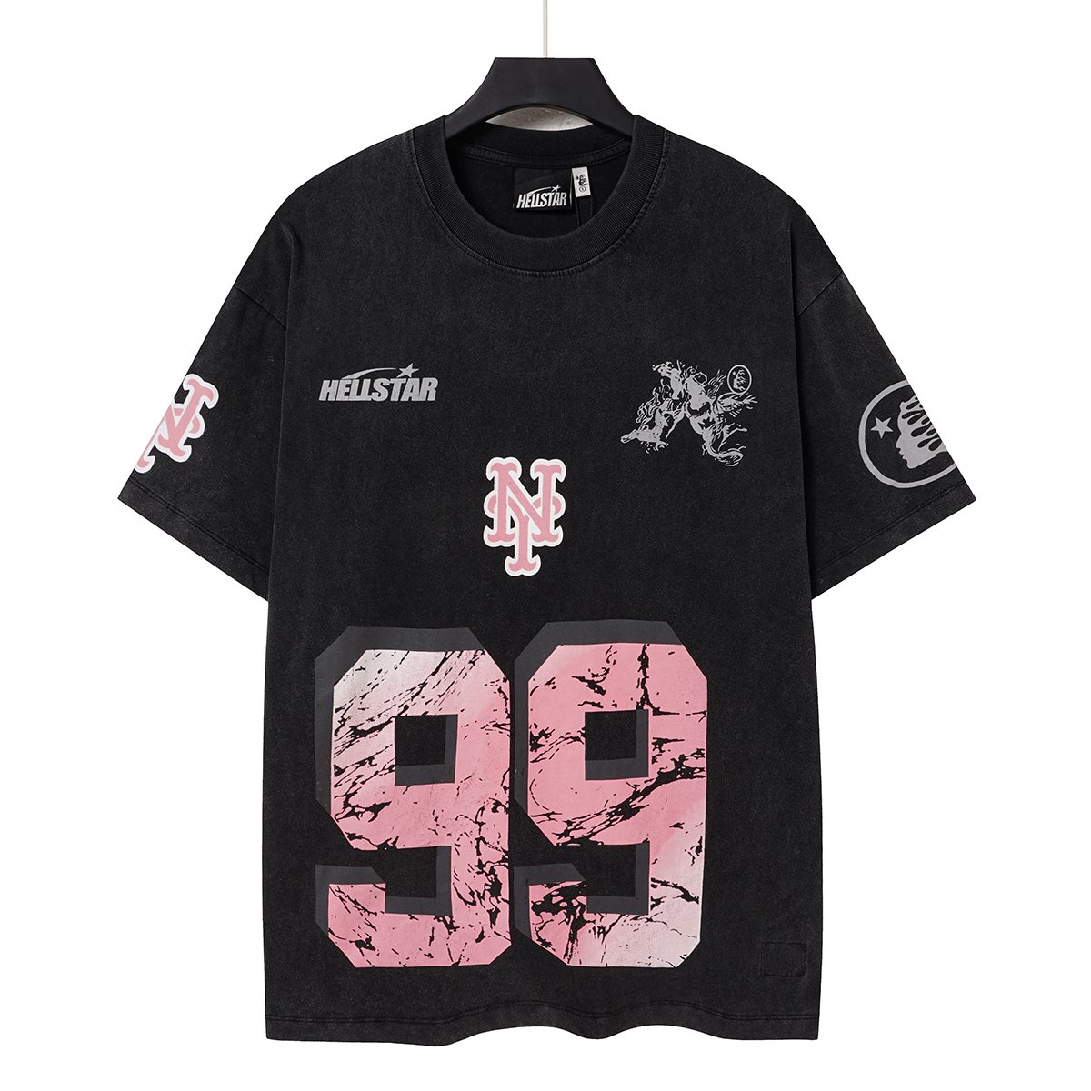 Hellstar 99 Flame NY Graphic T-Shirt — front