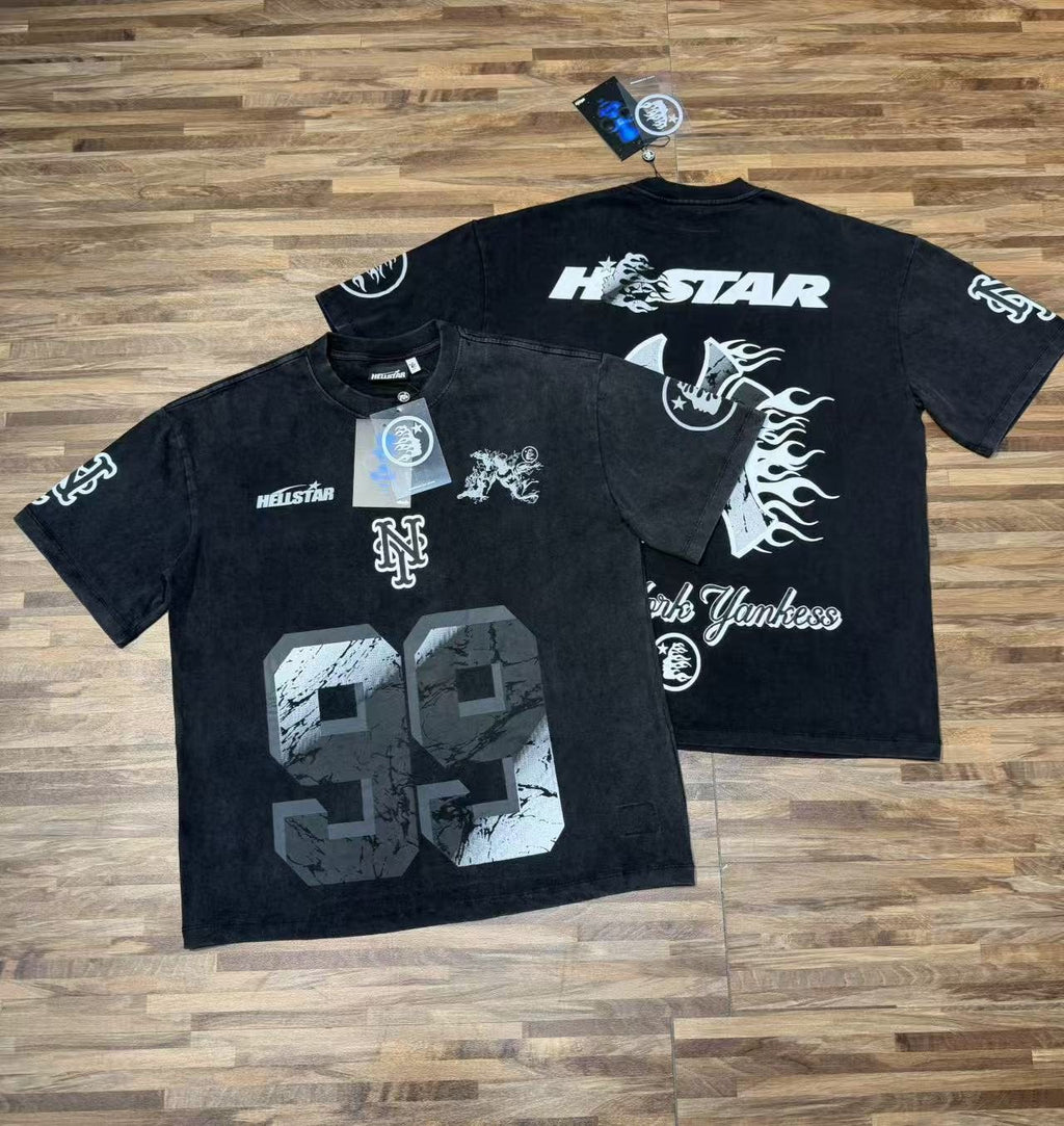 Hellstar New York Yankees 99 Graphic T-Shirt — context
