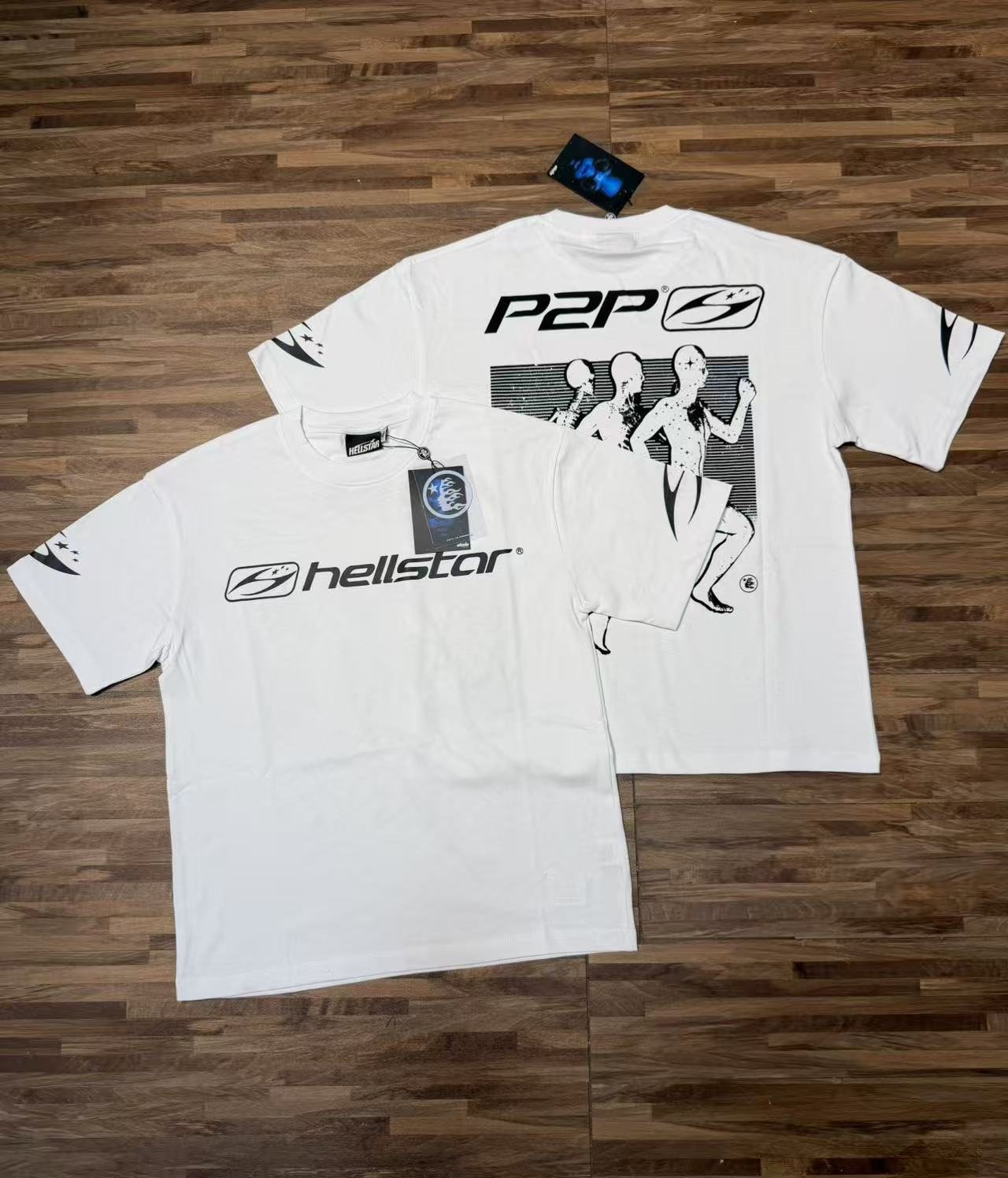 Hellstar P2P Graphic Short-Sleeve T-Shirt — context