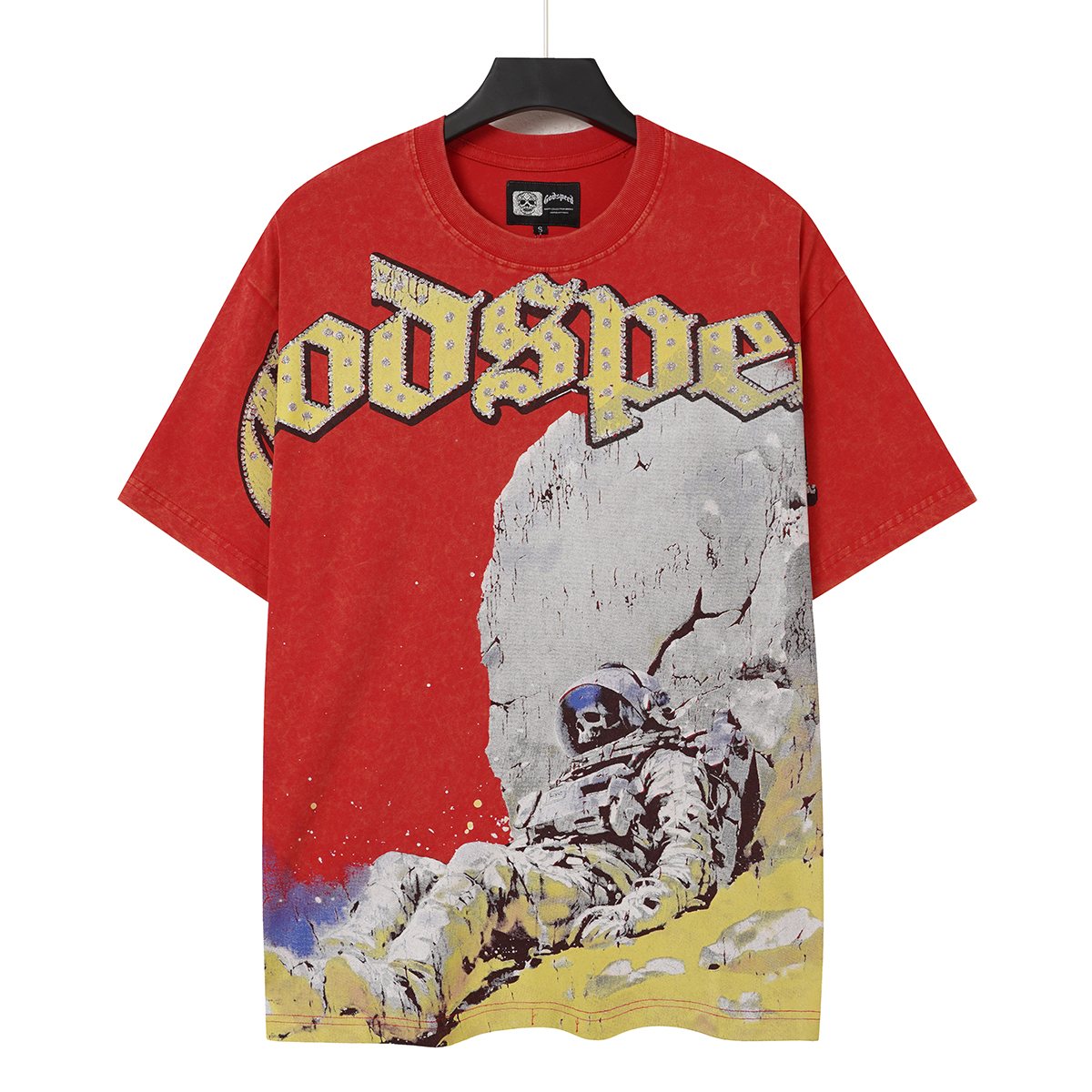 Godspeed Astronaut Graphic T-Shirt — front