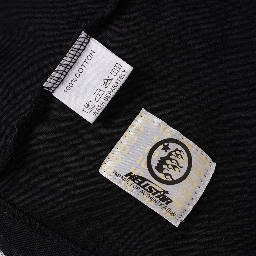 Hellstar Made in the South Washed Black Graphic T-Shirt — hang_tag