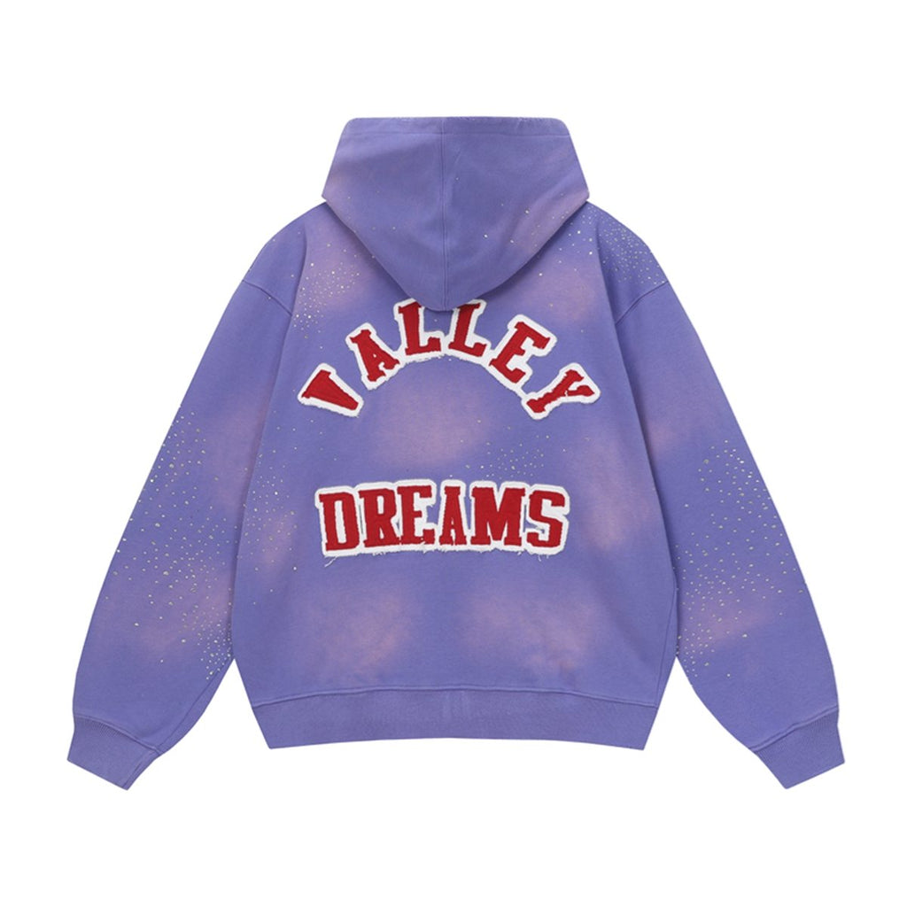 VALLEY Dreams Rhinestone Zip Hoodie — back